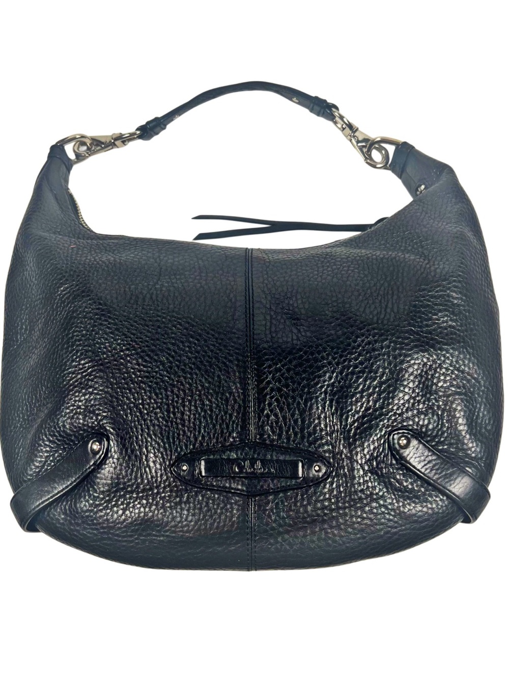 Cole Haan Vintage Black Leather Hobo Bag